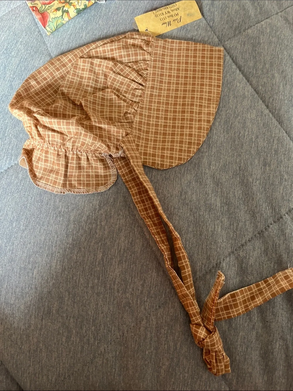 Hand Sewn Bonnets floral adjustable